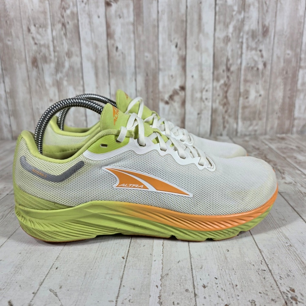 Altra Rivera 2 Womens Running Shoes White Lime Orange AL0A7R7N130 Size 8
